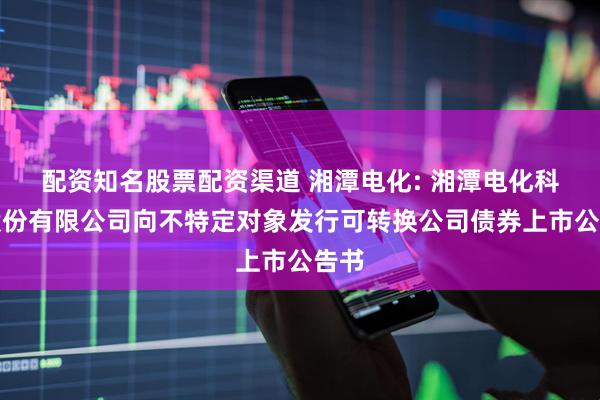配资知名股票配资渠道 湘潭电化: 湘潭电化科技股份有限公司向不特定对象发行可转换公司债券上市公告书